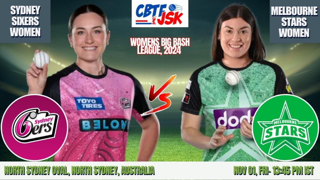 Sydney Sixers Women vs Melbourne Stars Women, WBBLT20, Today Match Prediction