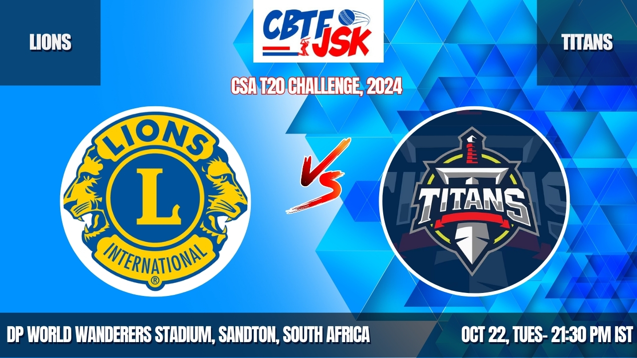 Lions vs Titans, CSAT20, Today Match Prediction