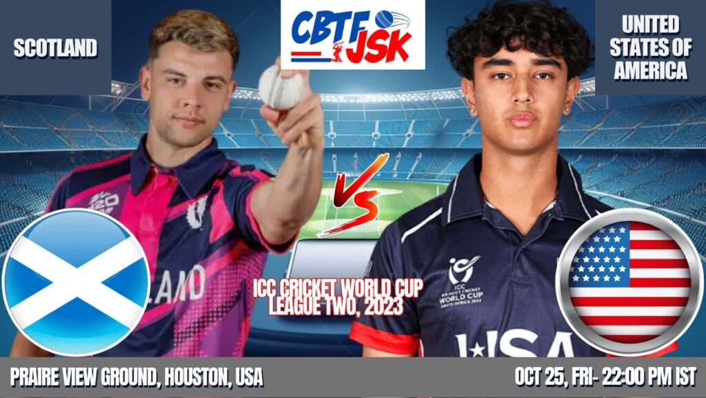 United States of America vs Scotland, ICCCWCLT, Today Match Prediction