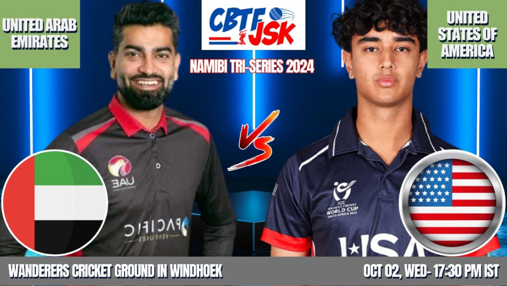 United Arab Emirates vs United States of America, NAM Tri-Series 2024, Today Match Prediction