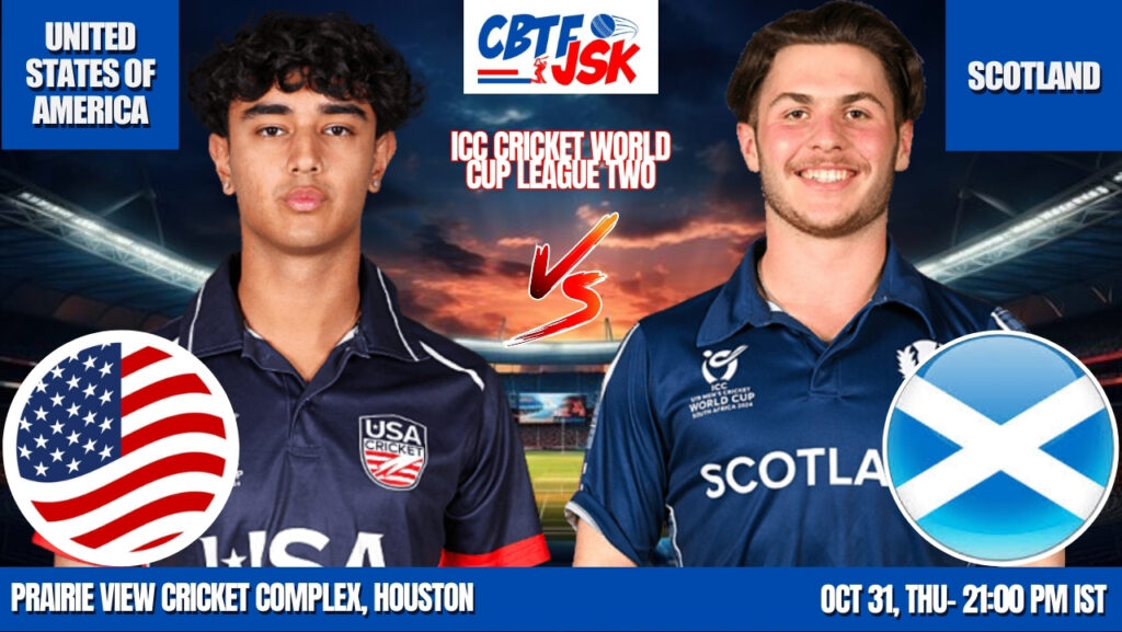 United States of America vs Scotland, ICCCWCLT, Today Match Prediction