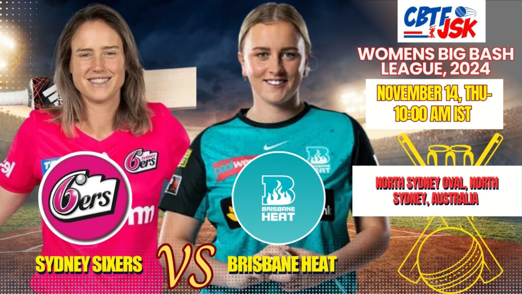 Sydney Sixers Women vs Brisbane Heat Women, WBBLT20, Today Match Prediction