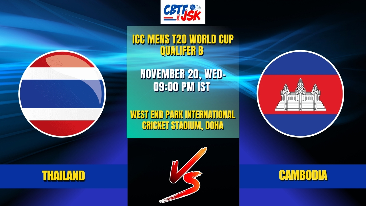 Thailand vs Cambodia, ICC Mens T20 WC qual B, Today Match Prediction