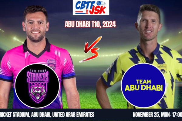 Team Abu Dhabi vs New York Strikers, ABDT10, Today Match Prediction