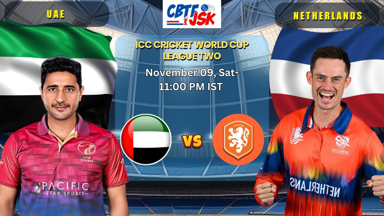 United Arab Emirates vs Netherlands, ICCCWCLT, Today Match Prediction