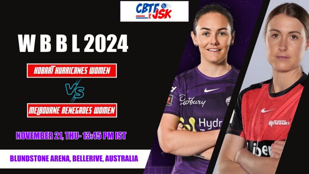 Hobart Hurricanes Women vs Melbourne Renegades Women, WBBLT20, Today Match Prediction