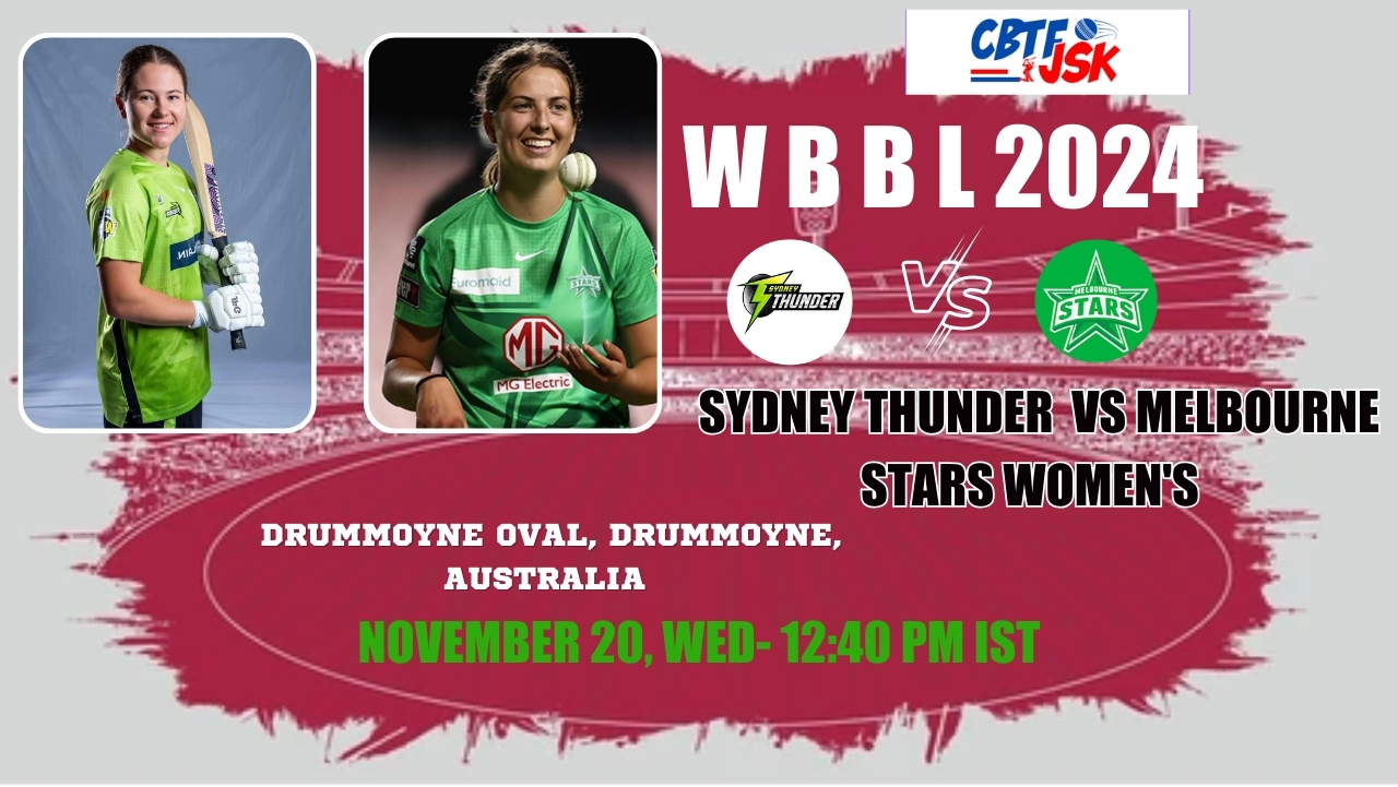 Sydney Thunder Women vs Melbourne Stars Women, WBBLT20, Today Match Prediction