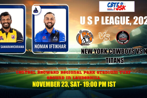 New York Cowboys vs NJ Titans, USPL2024, Today Match Prediction