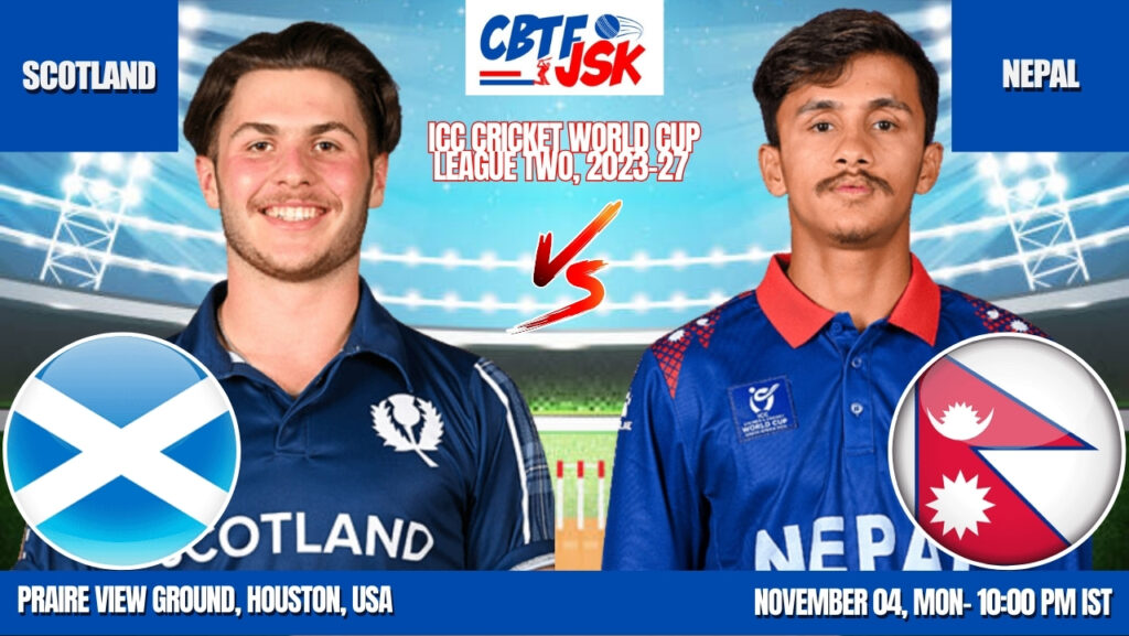 Nepal vs Scotland, ICCCWCLT, Today Match Prediction