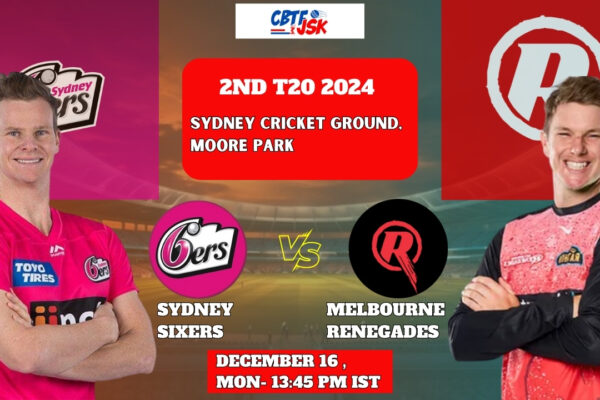 Sydney Sixers vs Melbourne Renegades, BBLT20, Today Match Prediction