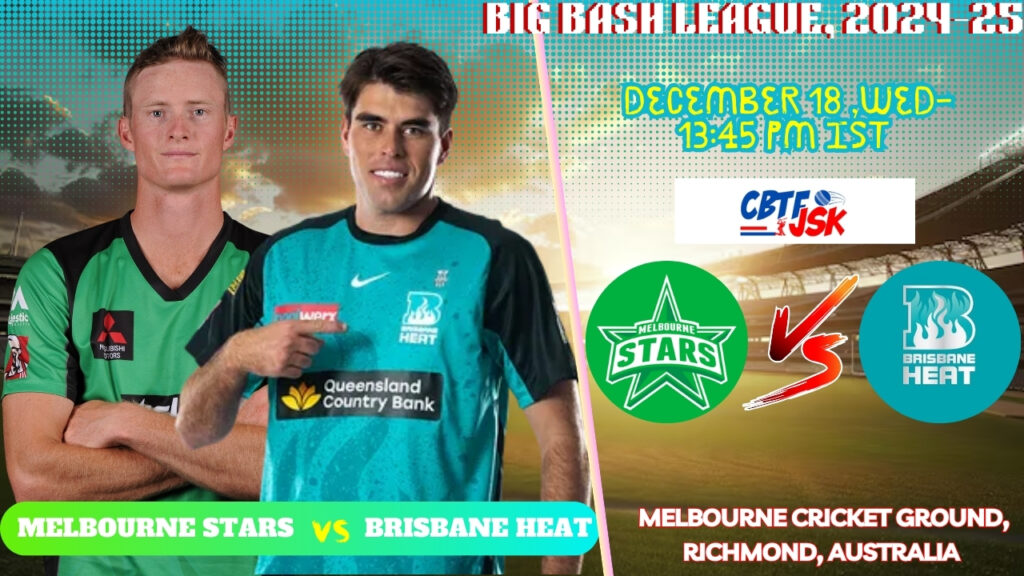 Melbourne Stars vs Brisbane Heat, BBLT20, Today Match Prediction