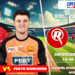 Melbourne Renegades vs Perth Scorchers, BBLT20, Today Match Prediction