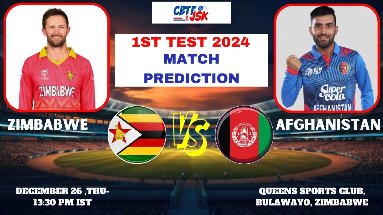 Zimbabwe vs Afghanistan, AFG vs ZIM 2024-25, Today Match Prediction