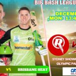 Sydney Thunder vs Melbourne Renegades, BBLT20, Today Match Prediction