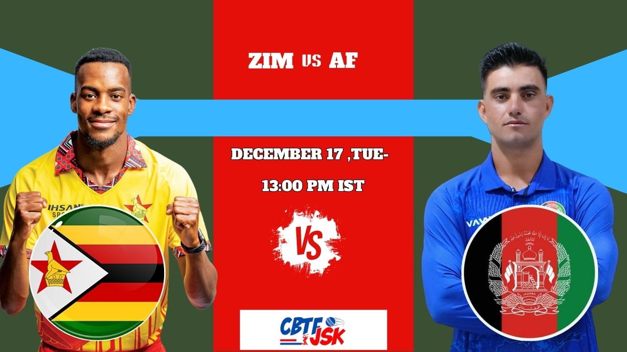 Zimbabwe vs Afghanistan,1st ODI 2024, Today Match Prediction