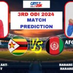 Zimbabwe vs Afghanistan, AFG vs ZIM 2024, Today Match Prediction