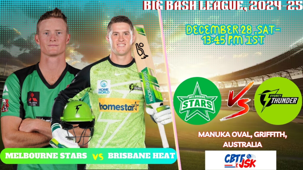 Melbourne Stars vs Sydney Thunder, BBLT20, Today Match Prediction