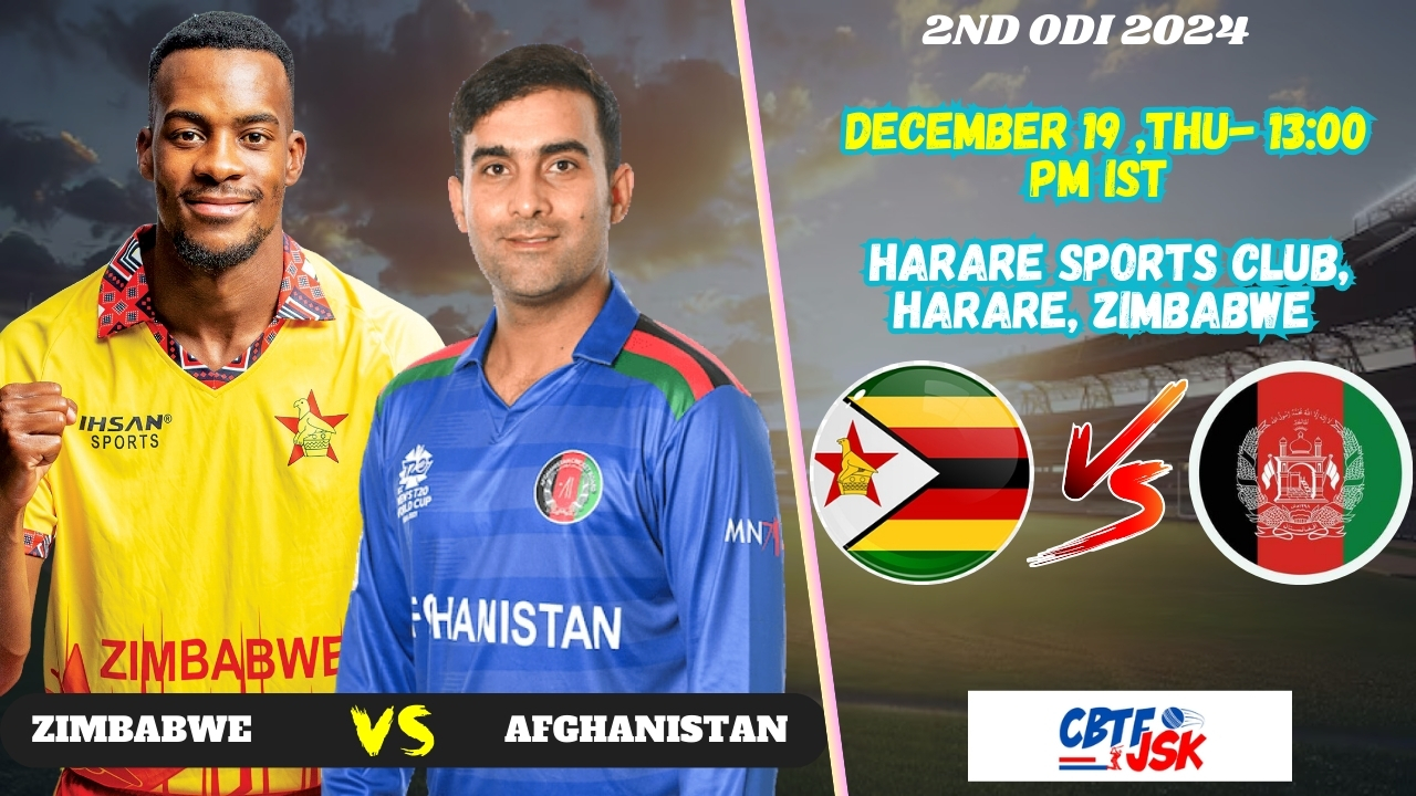 Zimbabwe vs Afghanistan, AFG vs ZIM 2024, Today Match Prediction