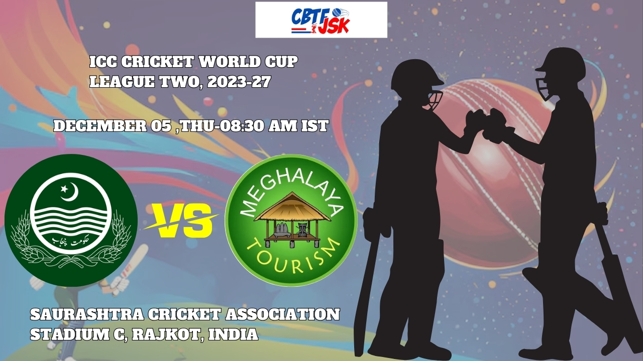 Punjab vs Meghalaya, ICCCWCLT, Today Match Prediction