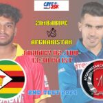 Zimbabwe vs Afghanistan, AFG vs ZIM 2024-25, Today Match Prediction