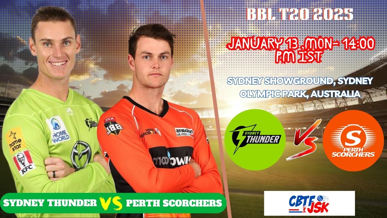 Sydney Thunder vs Perth Scorchers, BBLT20, Today Match Prediction