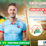 Joburg Super Kings vs Pretoria Capitals, SA20, Today Match Prediction