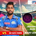 Paarl Royals vs MI Cape Town, SA20, Today Match Prediction