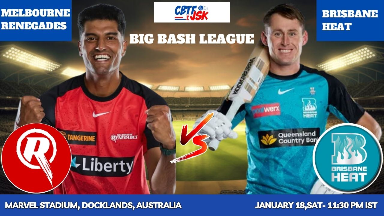 Melbourne Renegades vs Brisbane Heat, BBLT20, Today Match Prediction