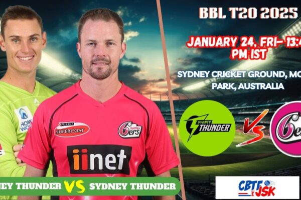 Sydney Sixers vs Sydney Thunder, BBLT20, Today Match Prediction