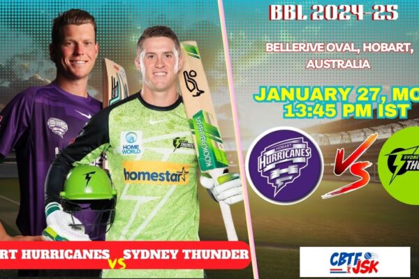 Hobart Hurricanes vs Sydney Thunder, BBLT20, Today Match Prediction