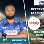 Gulf Giants vs MI Emirates, ILT20, Today Match Prediction