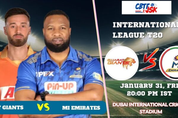 Gulf Giants vs MI Emirates, ILT20, Today Match Prediction