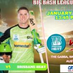 Brisbane Heat vs Sydney Thunder, BBLT20, Today Match Prediction