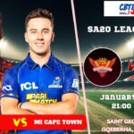 Sunrisers Eastern Cape vs MI Cape Town, SA20, Today Match Prediction