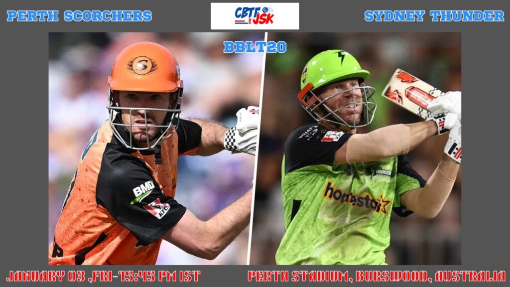 Perth Scorchers vs Sydney Thunder, BBLT20, Today Match Prediction