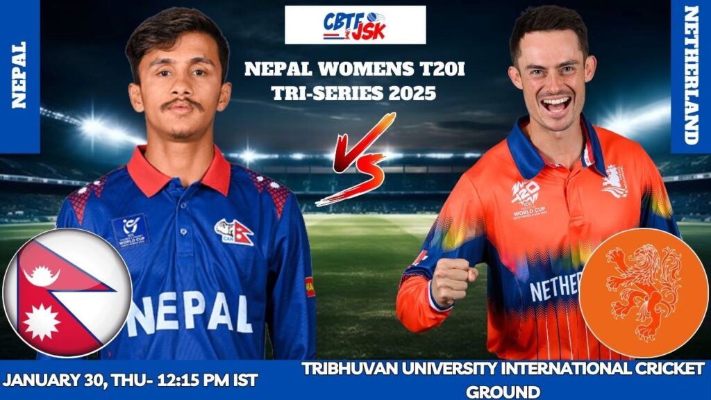 Nepal vs Netherlands, Nepal Womens T20I Tri-Series 2025, Today Match Prediction