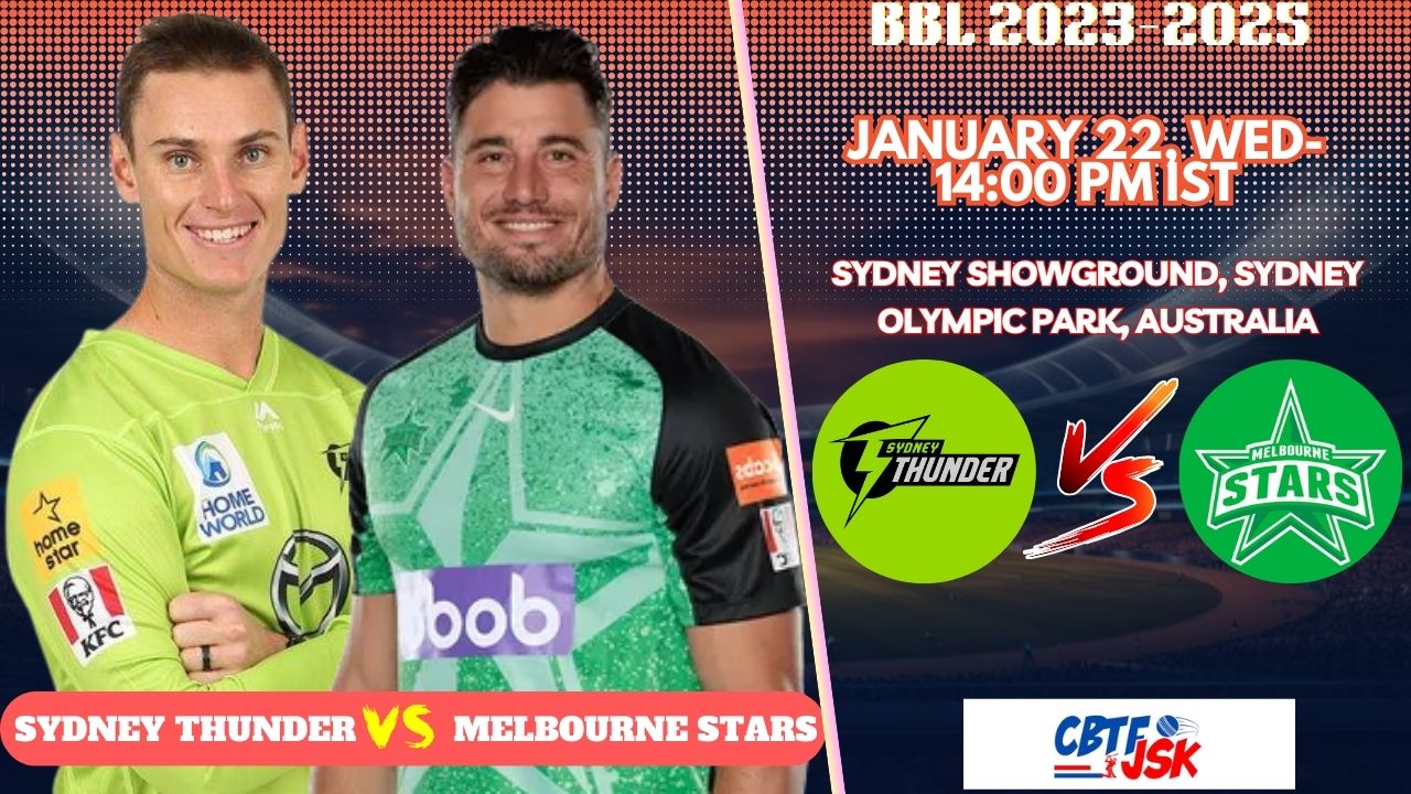 Sydney Thunder vs Melbourne Stars, BBLT20, Today Match Prediction