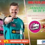 Sydney Sixers vs Brisbane Heat, BBLT20, Today Match Prediction