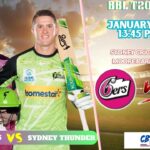 Sydney Sixers vs Sydney Thunder, BBLT20, Today Match Prediction