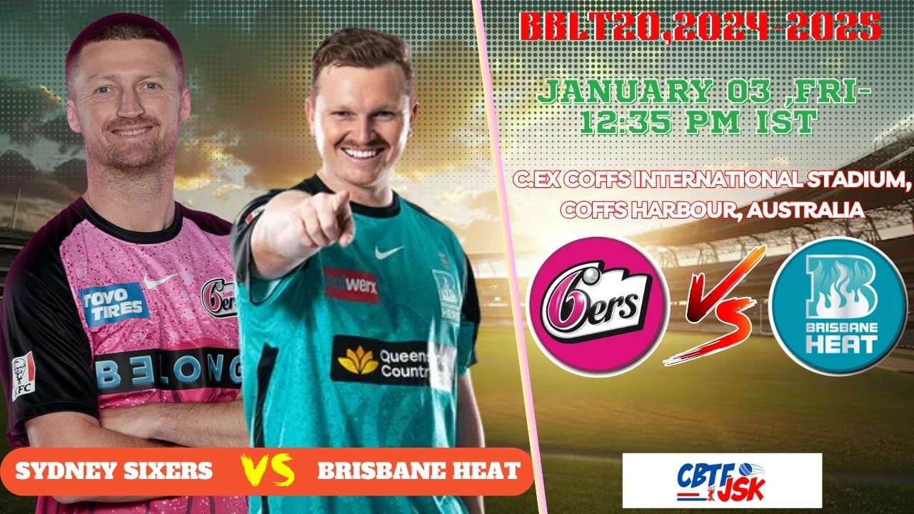 Sydney Sixers vs Brisbane Heat, BBLT20, Today Match Prediction