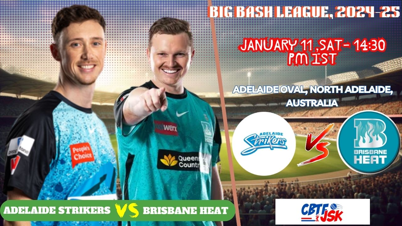 Adelaide Strikers vs Brisbane Heat, BBLT20, Today Match Prediction