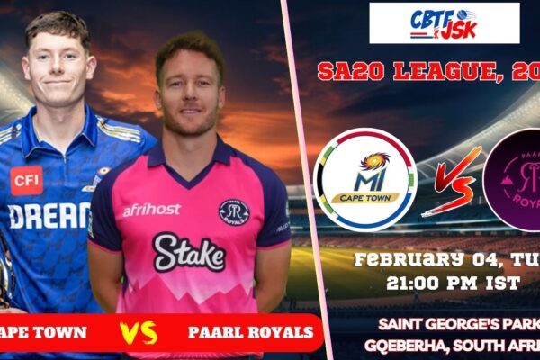 MI Cape Town vs Paarl Royals, SA20, Today Match Prediction