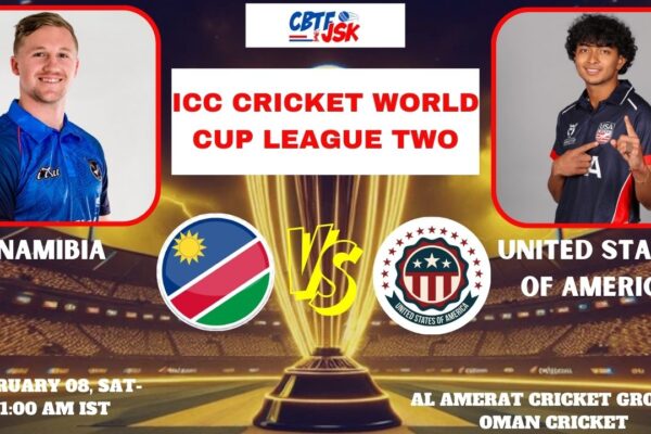 United States of America vs Namibia, ICCCWCLT, Today Match Prediction