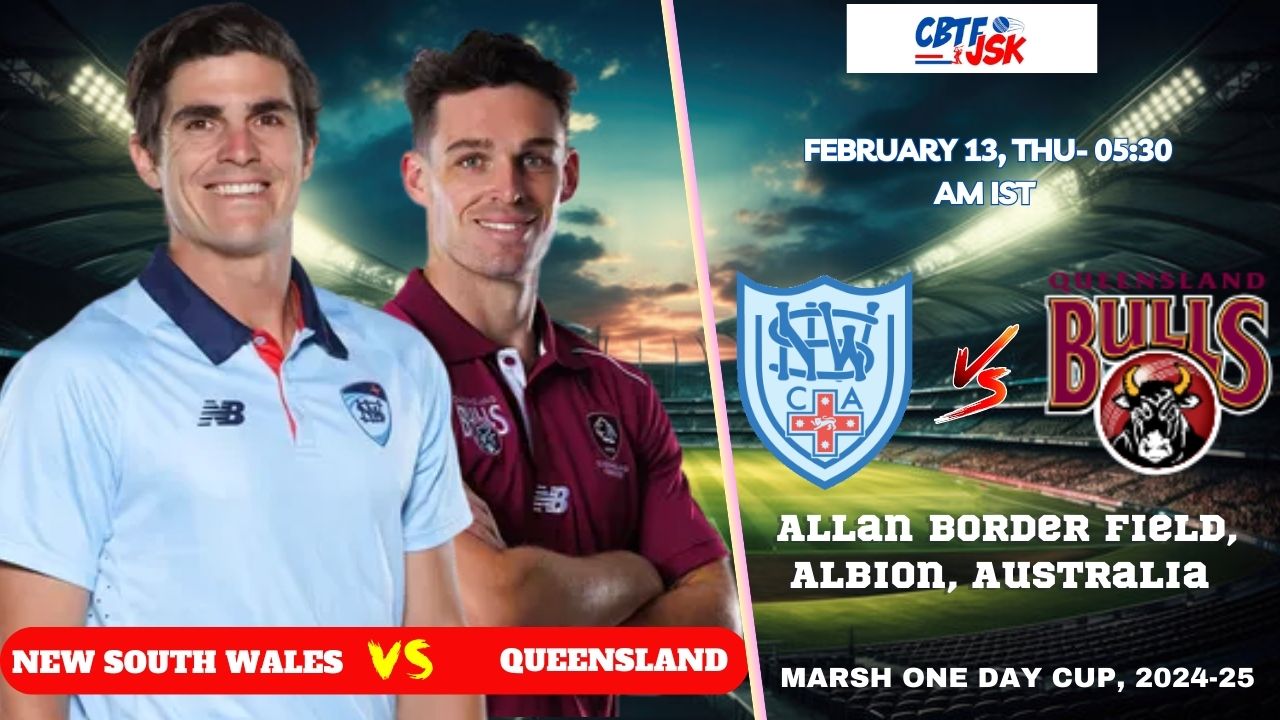 Queensland vs New South Wales, MODC2024-25, Today Match Prediction