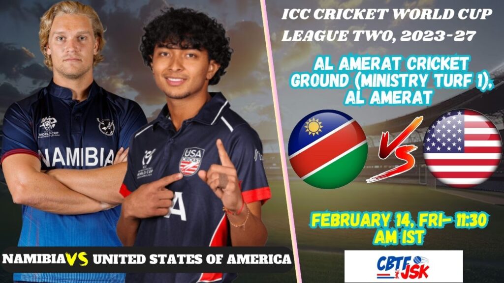 Namibia vs United States of America, ICCCWCLT, Today Match Prediction