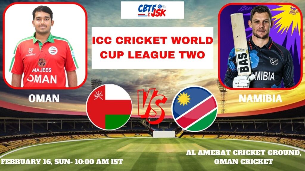 Oman vs Namibia, ICCCWCLT, Today Match Prediction