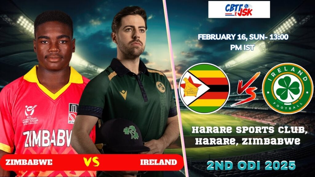 Zimbabwe vs Ireland, IRE vs ZIM 2025, Today Match Prediction