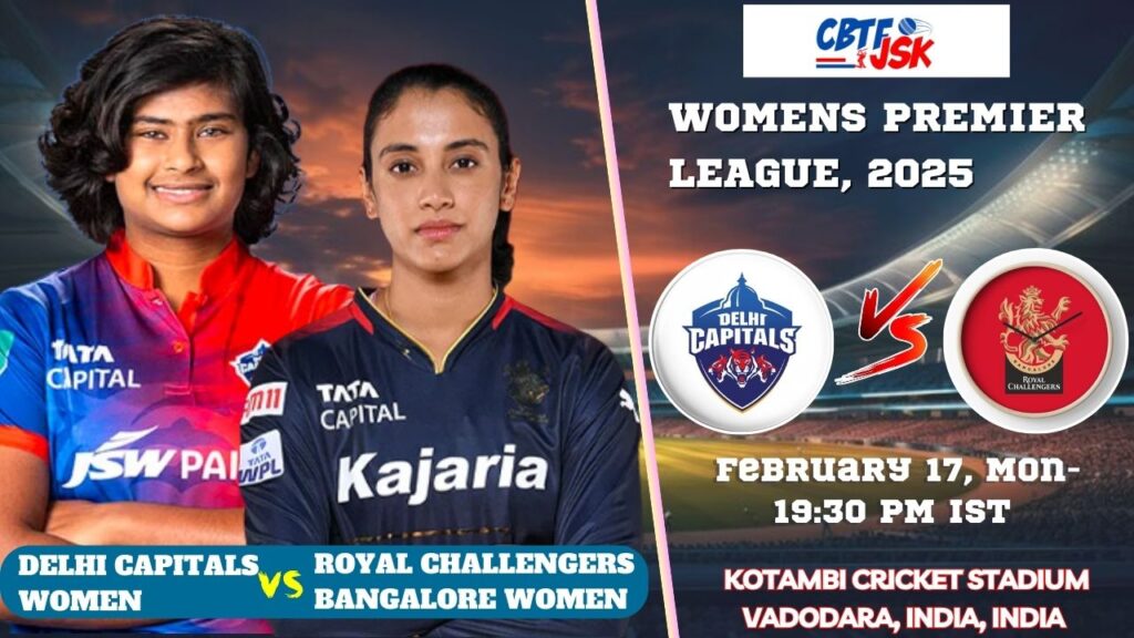 Delhi Capitals Women vs Royal Challengers Bangalore Women, WPLT20, Today Match Prediction