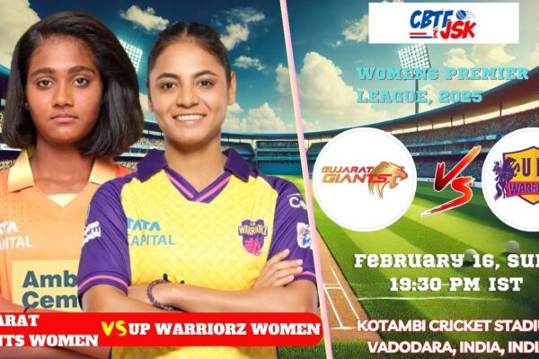 Gujarat Giants Women vs UP Warriorz Women, WPLT20, Today Match Prediction