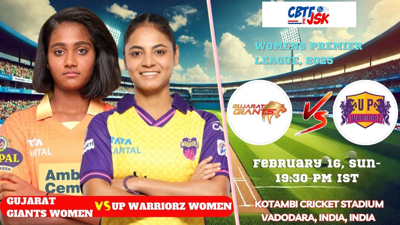 Gujarat Giants Women vs UP Warriorz Women, WPLT20, Today Match Prediction